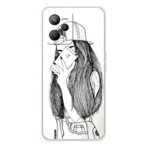 Чехол с печатью для Realme 14 - (Мода) (AlphaPrint) (Фото девочки)