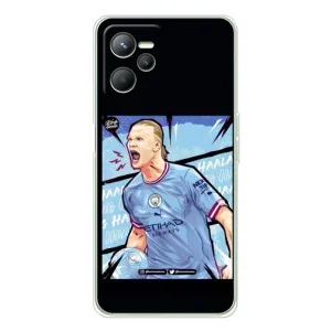 Чехлы с футболистом Ерлинг Холанд для Realme 14 (AlphaPrint) (гол Эрлинг Холланд)