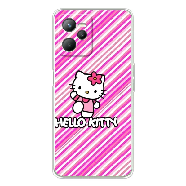 Чохол з принтом «Hello Kytty» для Realme 14