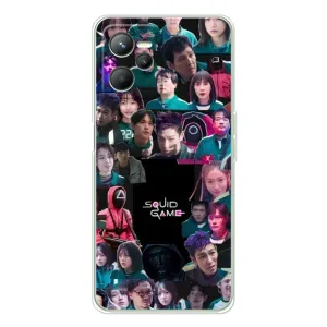 Чехол с принтом «Коллаж Игра кальмара» для Realme 14