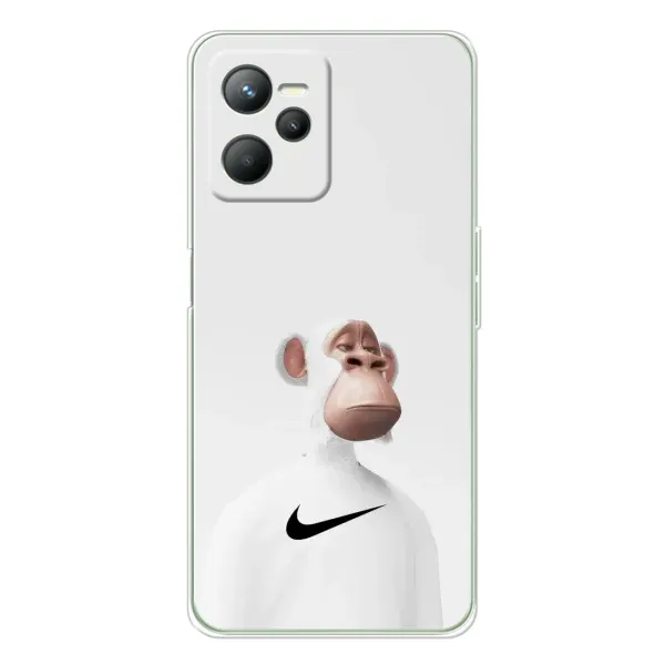 Чехол с принтом «обезьяна NFT Nike» для Realme 14