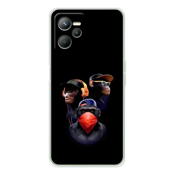 Чехол с принтом «Три обезьяны» для Realme 14 Чехол с принтом «Три обезьяны» для Realme 14