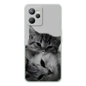 Чехол с рисунком кот на Realme 14 (Пара котов)