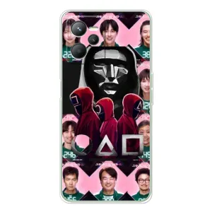 Чехол с принтом «Участники Игра кальмара» для Realme 14