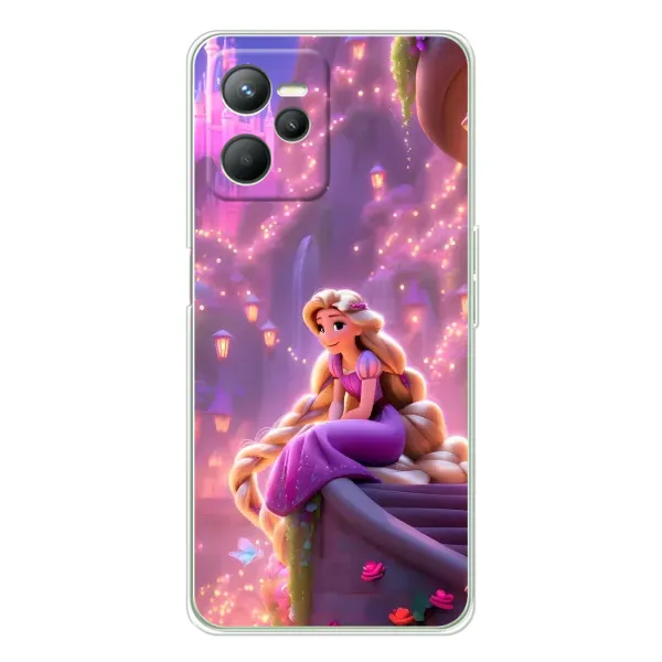Чехол с принтом «Рапунцель в замке» для Realme 14
