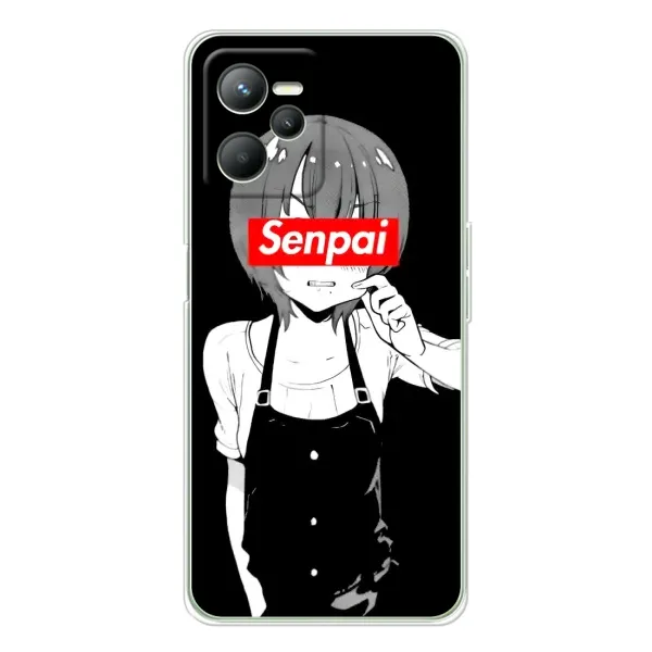 Чохол з принтом «Senpai» для Realme 14
