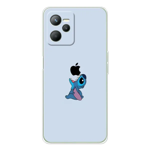 Чехол с принтом «Stitch apple» для Realme 14
