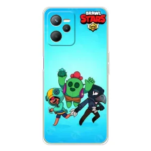 Чехлы Brawl Stars для Realme 14 (AlphaPrint) (Тріо героїв)