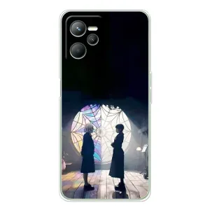 Чехлы Венсдей на Realme 14 Уэнсдей (AlphaPrint) (Уэнздей и Инид)