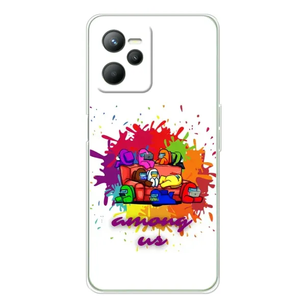Чехол с принтом «Яркий АмонгАс» для Realme 14