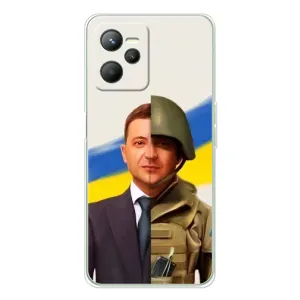 Чохол для Realme 14 (AlphaPrint - с принтом Зеленського) (Зеленский солдат)