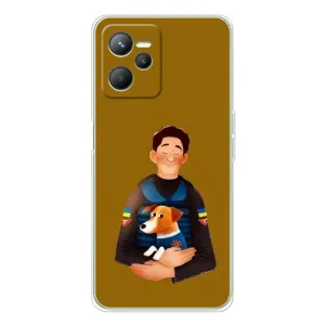 Чехлы с картинкой собаки Патрон для Realme 14 (AlphaPrint) (ЗСУ Патрон)