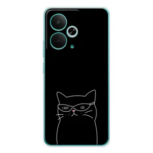 Чохол з малюнком кіт на Realme 14T (Байдужий кіт)
