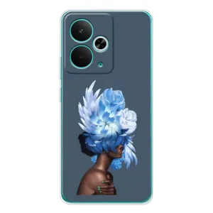 Чехлы (ART) Цветы на Realme 14T (VPrint) (Квіти на голові)