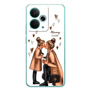 Чохол з друком для Realme 14T - (Мама з дитинкою) (AlphaPrint) (Донька і мама)