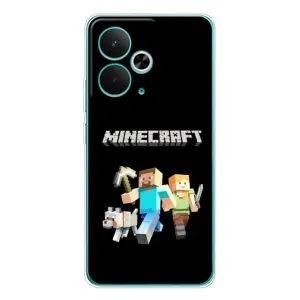 Чохол Майнкрафт на Realme 14T (AlphaPrint) Minecraft (герої Minecraft)