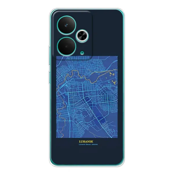 Чохол з принтом «Луганськ» для Realme 14T