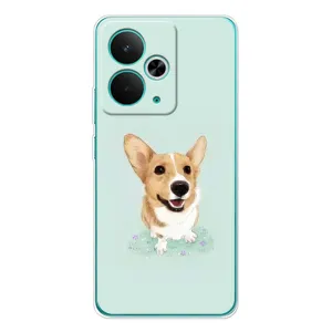 Чехлы с собаками для Realme 14T (VPrint) (Корги)