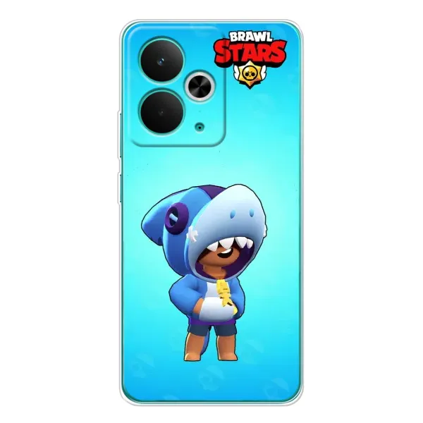 Чохол з принтом «Леон акула» для Realme 14T