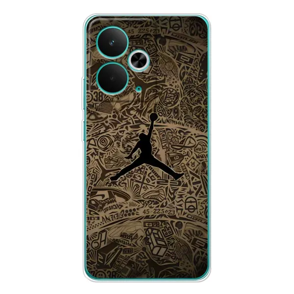 Чехол с принтом «Logo Jordan» для Realme 14T Чехол с принтом «Logo Jordan» для Realme 14T