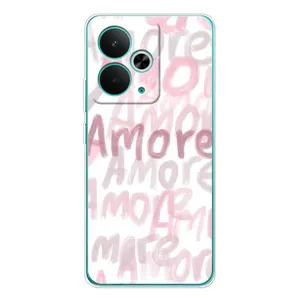 Чохол з розовим принтом для Realme 14T (Аморе любов)
