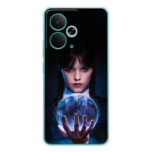 Чохол з принтом «Магічна сфера Венздей» для Realme 14T