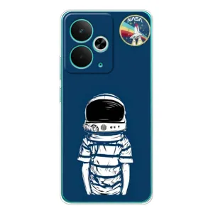 Чехол NASA для Realme 14T (AlphaPrint) (Мальчик в шлеме)