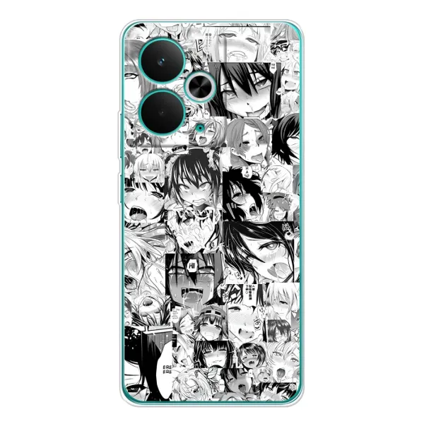 Чохол з принтом «Ahegao manga» для Realme 14T