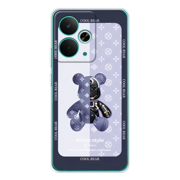 Чохол з принтом «Медведик LV» для Realme 14T