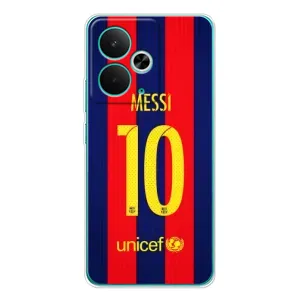 Чехлы Месси для Realme 14T (AlphaPrint) (Messi Barca 10)