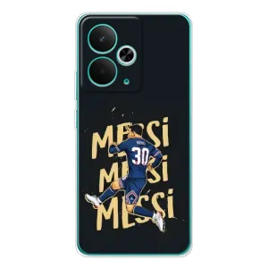 Чехлы для Realme 14T (Leo чемпион) (AlphaPrint) (Messi ПСЖ)