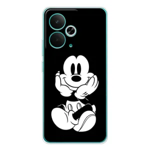 Міккі Маус чохол для Realme 14T (AlphaPrint - Мультяшні) (Маус на чорному)
