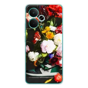 Бренднові Чохли для Realme 14T - (PREMIUMPrint) (Nike цветы)