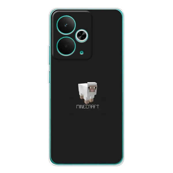 Чохол з принтом «Овечка Майнкрафт» для Realme 14T
