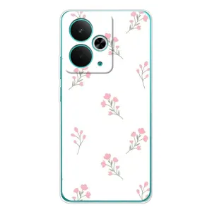 Чохол з розовим принтом для Realme 14T (Рожеві квіти)