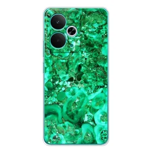 Мраморний чехол на Realme 14T (VPrint) (Салатовий Мрамор)