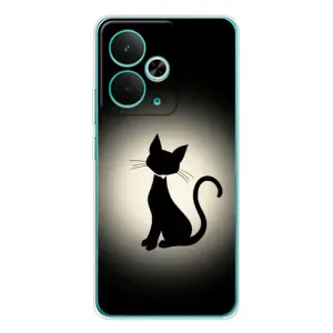 Чохол з принтом для Realme 14T (AlphaPrint) Модні коти (Силует котика)