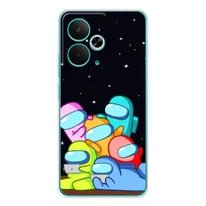 Чохли Амонг Ас для Realme 14T (AlphaPrint) (Скіни в космосі)