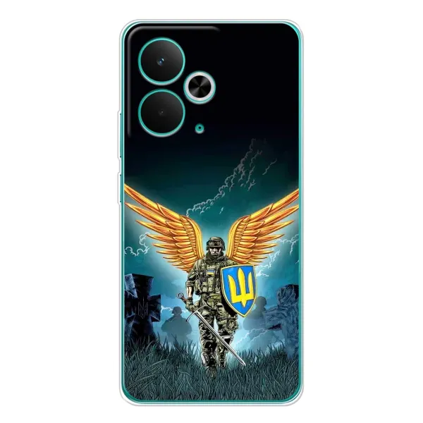 Чехол с принтом «Солдат ЗСУ» для Realme 14T