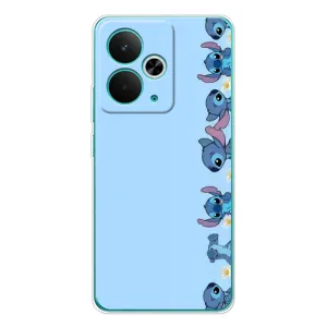 Чохол з принтом Стіч на Realme 14T (Стіч фон)