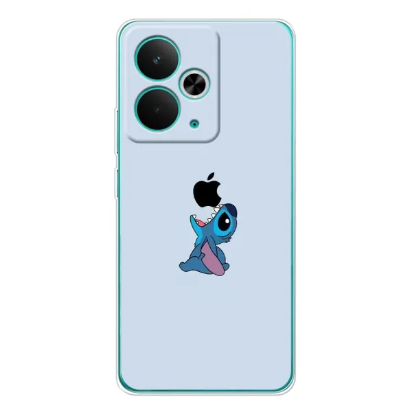 Чохол з принтом «Stitch apple» для Realme 14T Чохол з принтом «Stitch apple» для Realme 14T