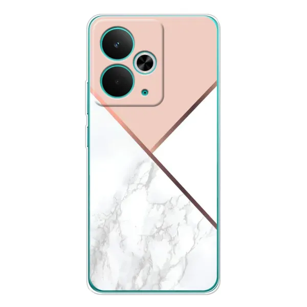 Чехол с принтом «Тройной мрамор» для Realme 14T