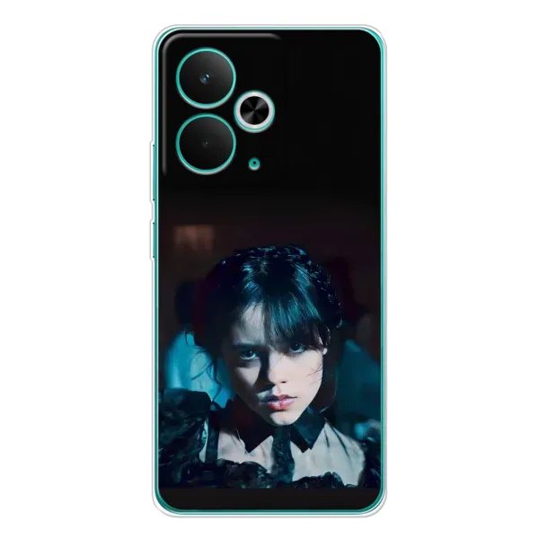 Чехол с принтом «взгляд Уэнздей» для Realme 14T Чехол с принтом «взгляд Уэнздей» для Realme 14T
