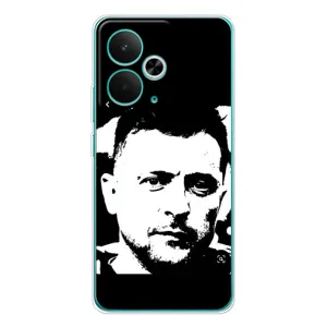 Чохол для Realme 14T (AlphaPrint - с принтом Зеленського) (Зеленский АРТ)