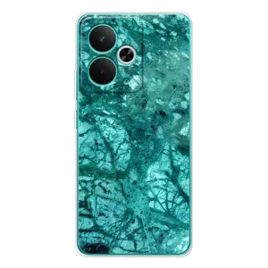Мраморний чехол на Realme 14T (VPrint) (Зелений мрамор)