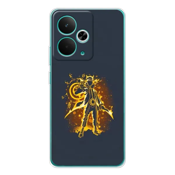 Чехол с принтом «золотой Наруто» для Realme 14T Чехол с принтом «золотой Наруто» для Realme 14T