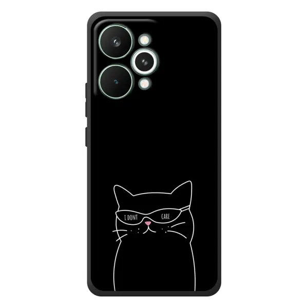 Чехол с принтом «Равнодушный кот» для Realme 15 Pro