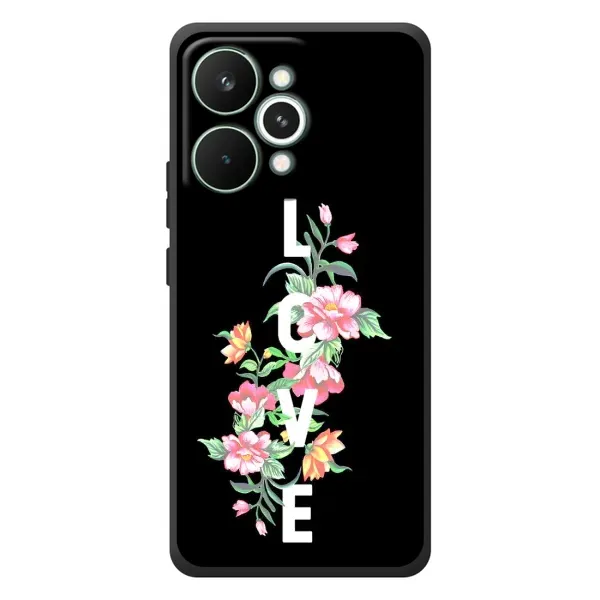 Чехол с принтом «Цветы LOVE» для Realme 15 Pro Чехол с принтом «Цветы LOVE» для Realme 15 Pro