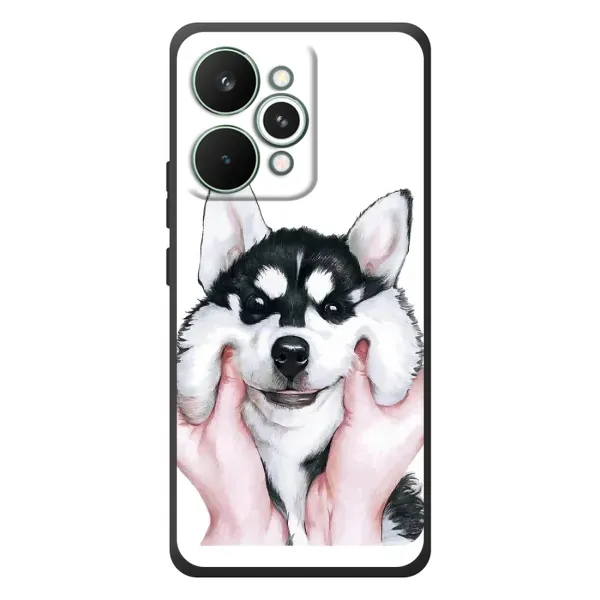 Чохол з принтом «Радісний Хаскі» для Realme 15 Pro