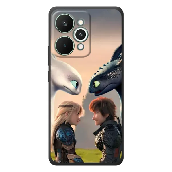 Чохол з принтом «Гикавка і Астрід» для Realme 15 Pro
